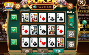 Cách thức chơi Mini poker